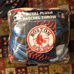 Boston Red Sox throw blanket